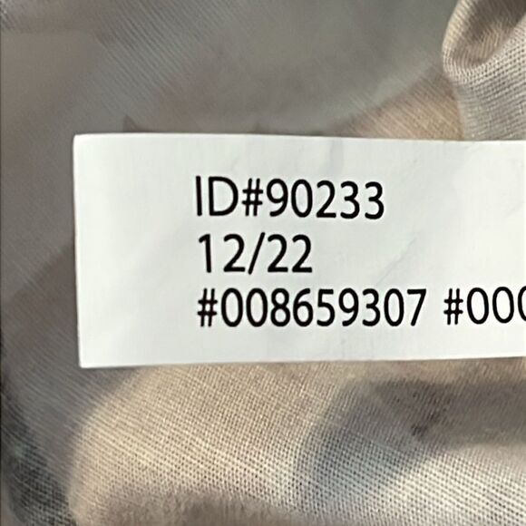 New! Express Floral Printed Pleated Peplum Top Blouse Puff Sleeve - Picture 16 of 16